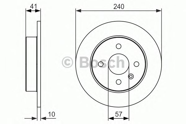 Тормозной диск BOSCH 0 986 479 918
