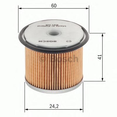 Топливный фильтр BOSCH 1 457 431 350