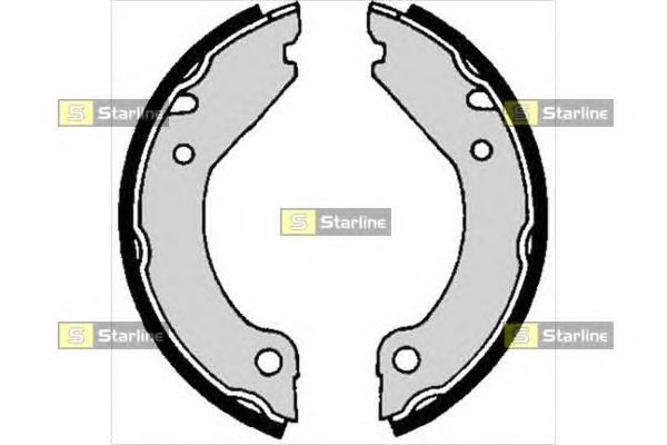 Тормозные колодки ручника STARLINE BC 04280