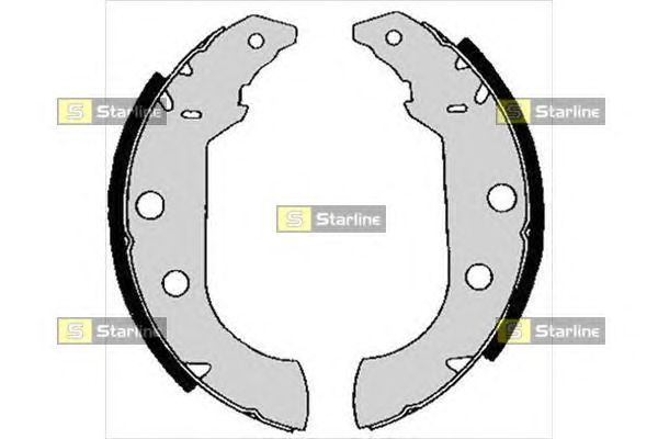 Гальмівні колодки STARLINE BC 04980