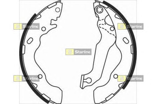 Тормозные колодки STARLINE BC 08010