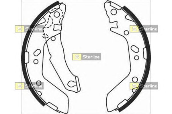 Тормозные колодки STARLINE BC 08480