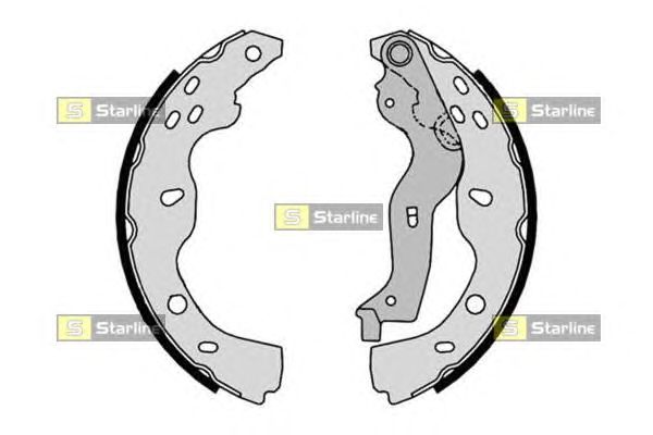Тормозные колодки STARLINE BC 09190