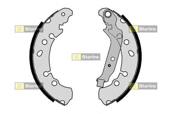 Тормозные колодки STARLINE BC 09320