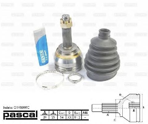 Комплект ШРКШ PASCAL G1V009PC