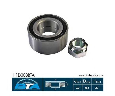 Ступичный подшипник BTA H1D003BTA