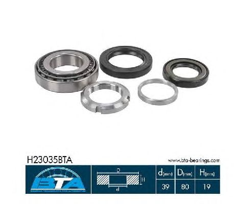 Ступичный подшипник BTA H23035BTA