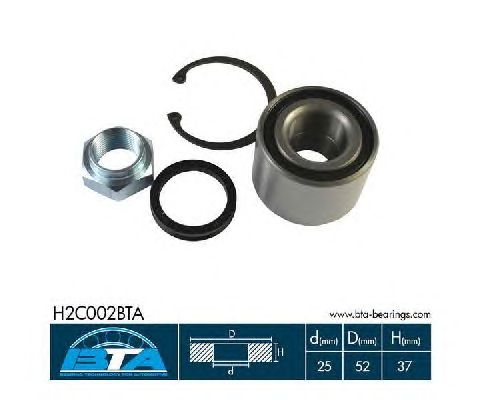 Ступичный подшипник BTA H2C002BTA