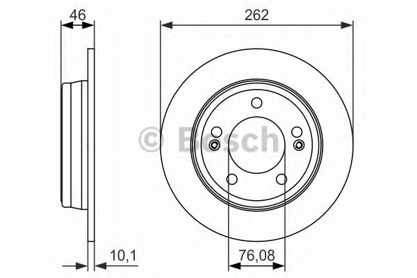 Тормозной диск BOSCH 0 986 479 052