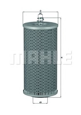 Масляный фильтр KNECHT OX 69