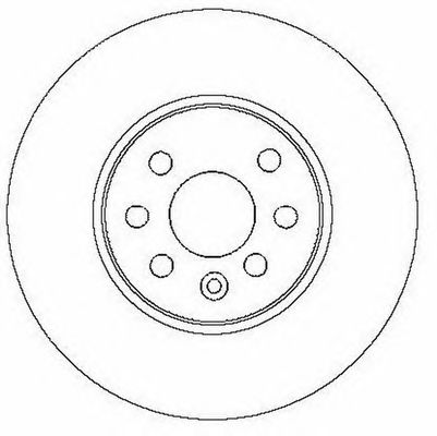 Тормозной диск BENDIX 562278B