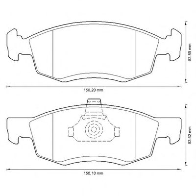 Гальмівні колодки BENDIX 573295B