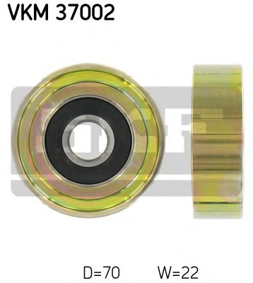 Направляющий / паразитный ролик  поликлинового ремня SKF VKM 37002
