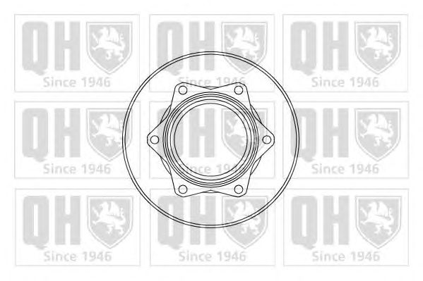 Гальмівний диск QUINTON HAZELL BDC5121