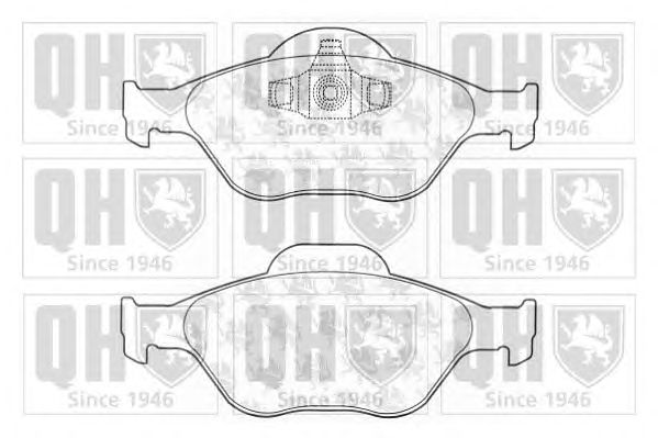 Тормозные колодки QUINTON HAZELL BP1261