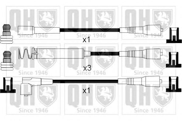 Комплект високовольтних проводів QUINTON HAZELL XC242
