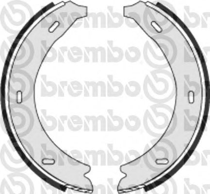 Тормозные колодки ручника BREMBO S 50 509