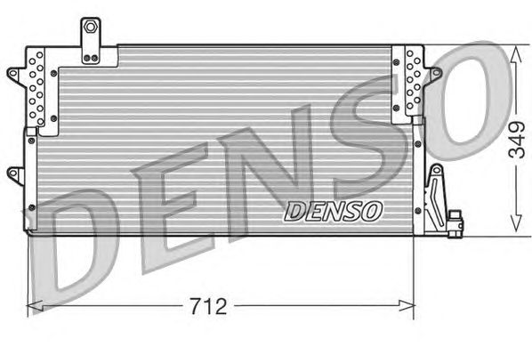Радіатор кондиціонера DENSO DCN32007