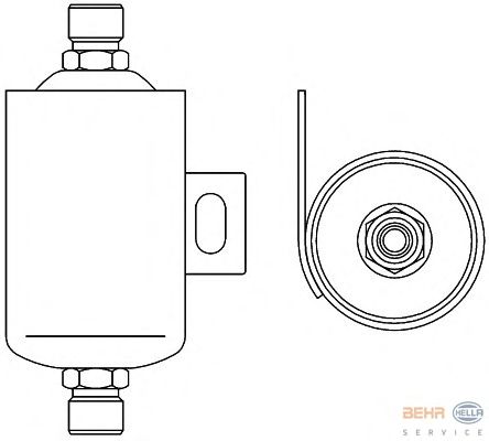 Осушитель кондиционера HELLA 8FT 351 192-491