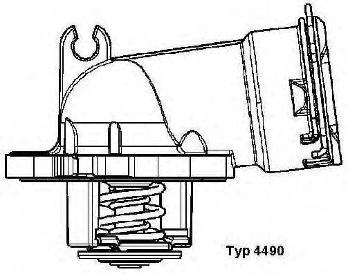 Термостат WAHLER 4490.87D