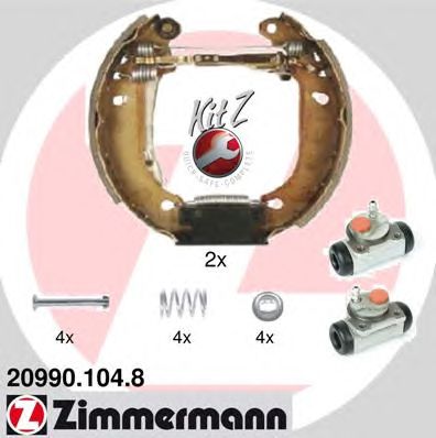 Тормозные колодки ZIMMERMANN 20990.104.8
