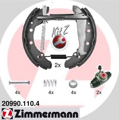 Тормозные колодки ZIMMERMANN 20990.110.4