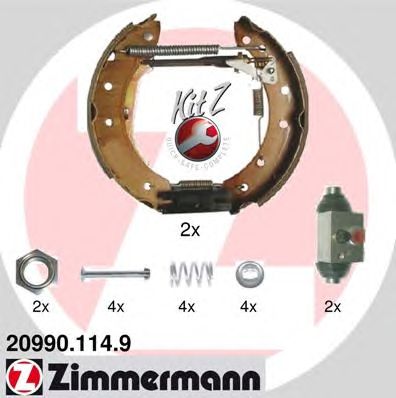 Тормозные колодки ZIMMERMANN 20990.114.9