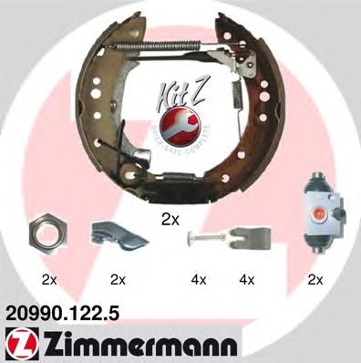 Тормозные колодки ZIMMERMANN 20990.122.5