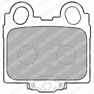 Тормозные колодки DELPHI LP1510
