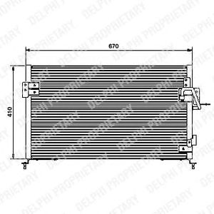 Радиатор кондиционера DELPHI TSP0225443