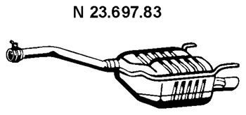 Глушитель EBERSPACHER 23.697.83