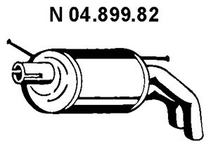 Глушитель EBERSPACHER 04.899.82