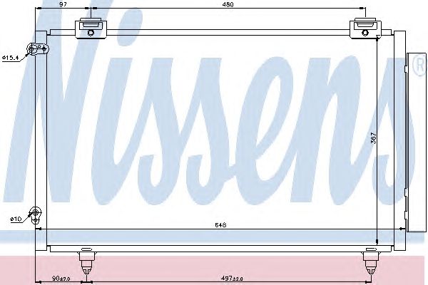 Радиатор кондиционера NISSENS 940318
