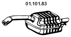 Глушитель EBERSPACHER 01.101.83