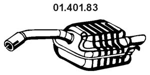 Глушитель EBERSPACHER 01.401.83