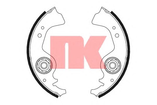 Тормозные колодки NK 2723383