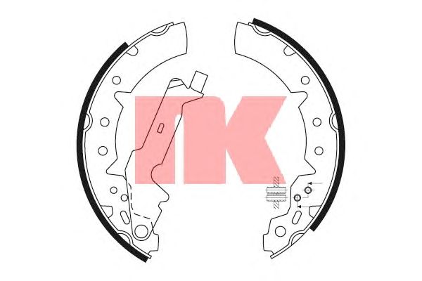 Тормозные колодки NK 2745654