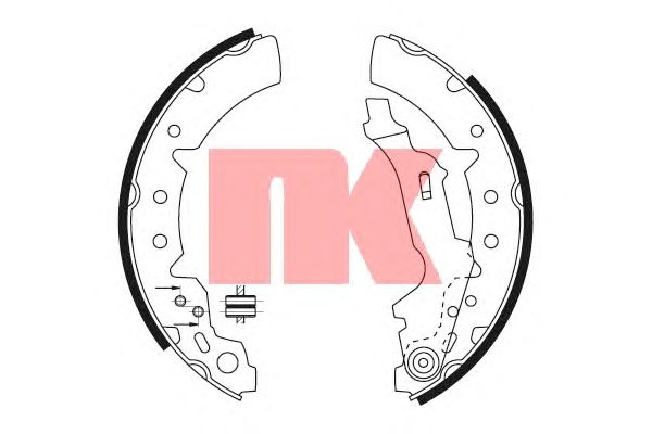 Гальмівні колодки NK 2745660
