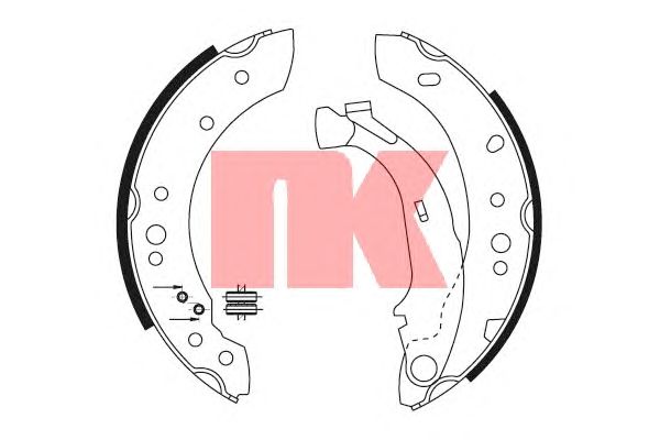 Тормозные колодки NK 2719691