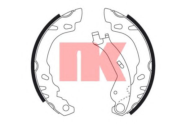 Тормозные колодки NK 2723727