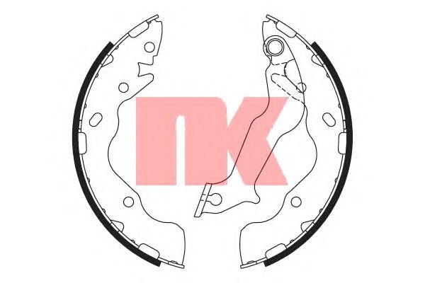 Тормозные колодки NK 2735820