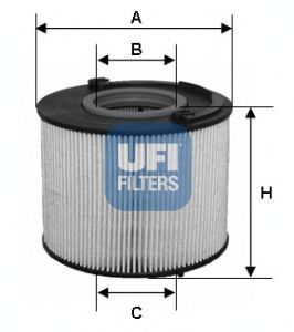 Топливный фильтр UFI 26.015.00