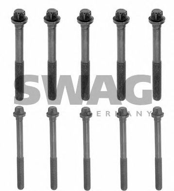 Комплект болтов головки блока цилиндров (ГБЦ) SWAG 60 91 9444