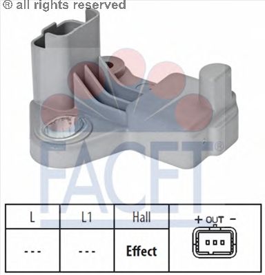 Датчик импульсов, маховик FACET 9.0602