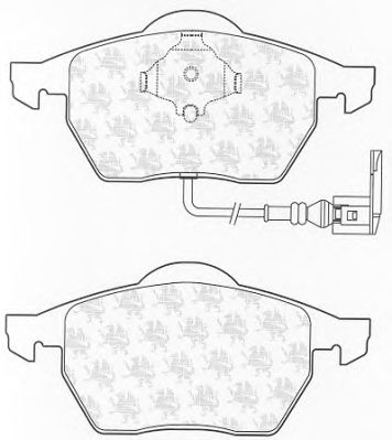 Тормозные колодки QH International BP1243