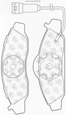 Тормозные колодки QH International BP1177