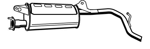 Глушитель WALKER 21106