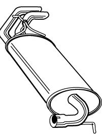 Глушитель WALKER 22663