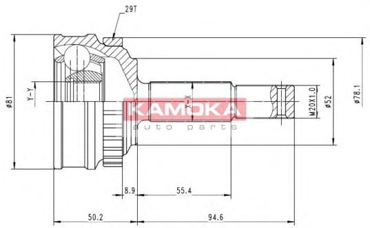 Комплект ШРКШ KAMOKA 6252