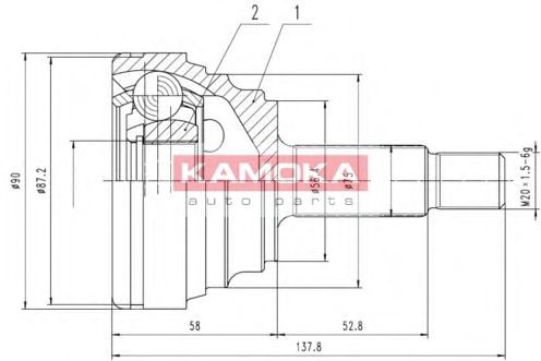 Комплект ШРКШ KAMOKA 6606